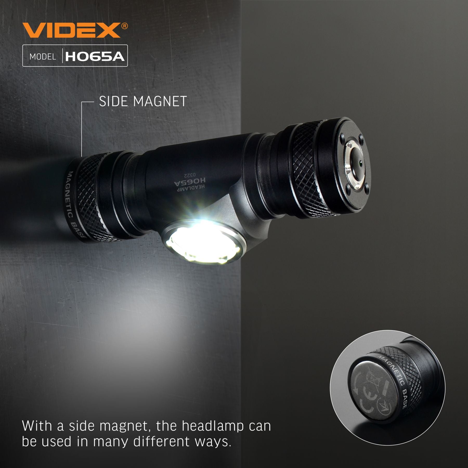 LED Headlamp VIDEX VLF-H065A 1200 Lm 5000K – official image 23
