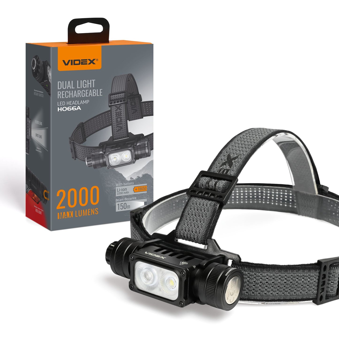 LED Pealamp VIDEX VLF-H066A 2000Lm 5000K