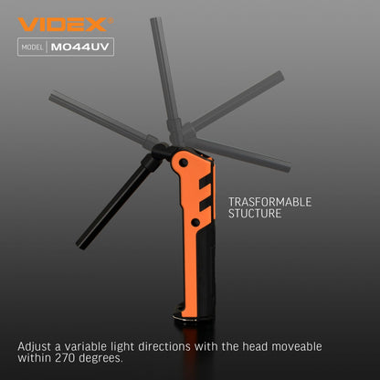 Multipurpose Rechargeable LED Flashlight VIDEX VLF-M044UV – official image 15