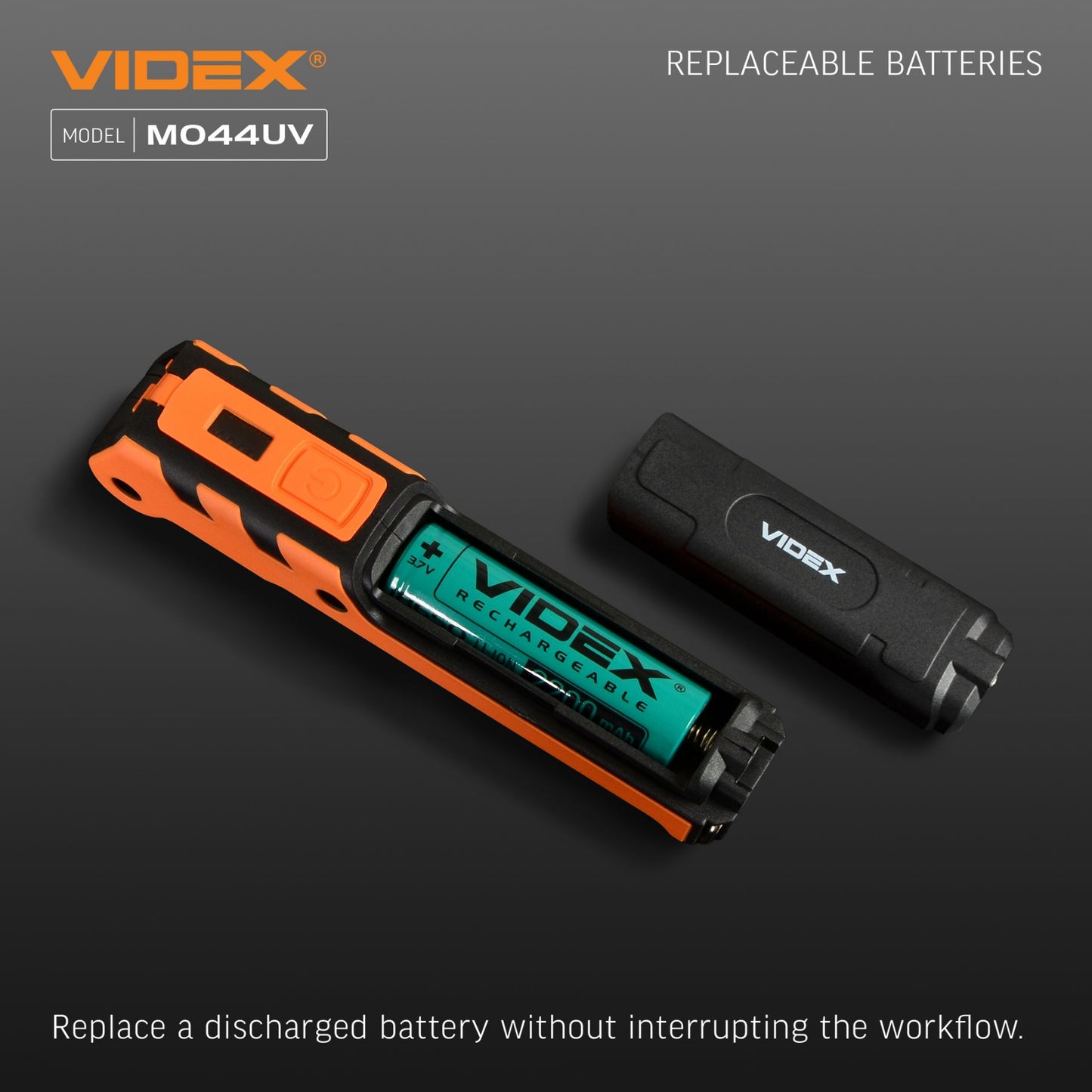 Multipurpose Rechargeable LED Flashlight VIDEX VLF-M044UV – official image 21