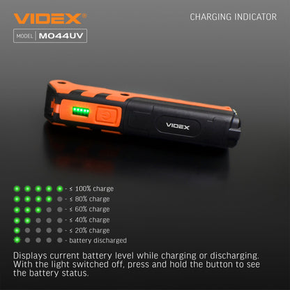 Multipurpose Rechargeable LED Flashlight VIDEX VLF-M044UV – official image 23