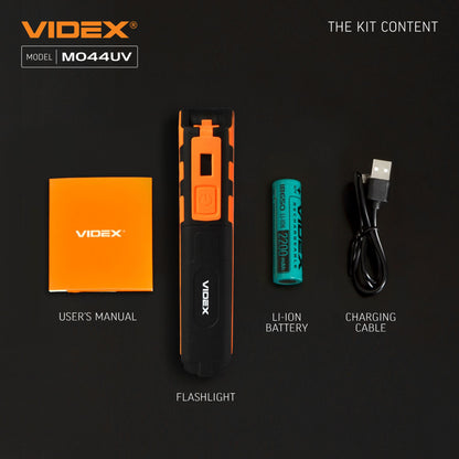 Multipurpose Rechargeable LED Flashlight VIDEX VLF-M044UV – official image 26